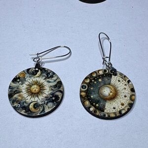 Sun and Moon earrings